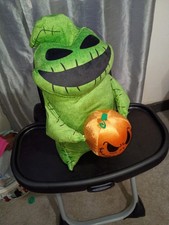 Oogie Boogie Jack Pumpkin Head Porch Greeter 17in Disney Halloween Plush, NWT