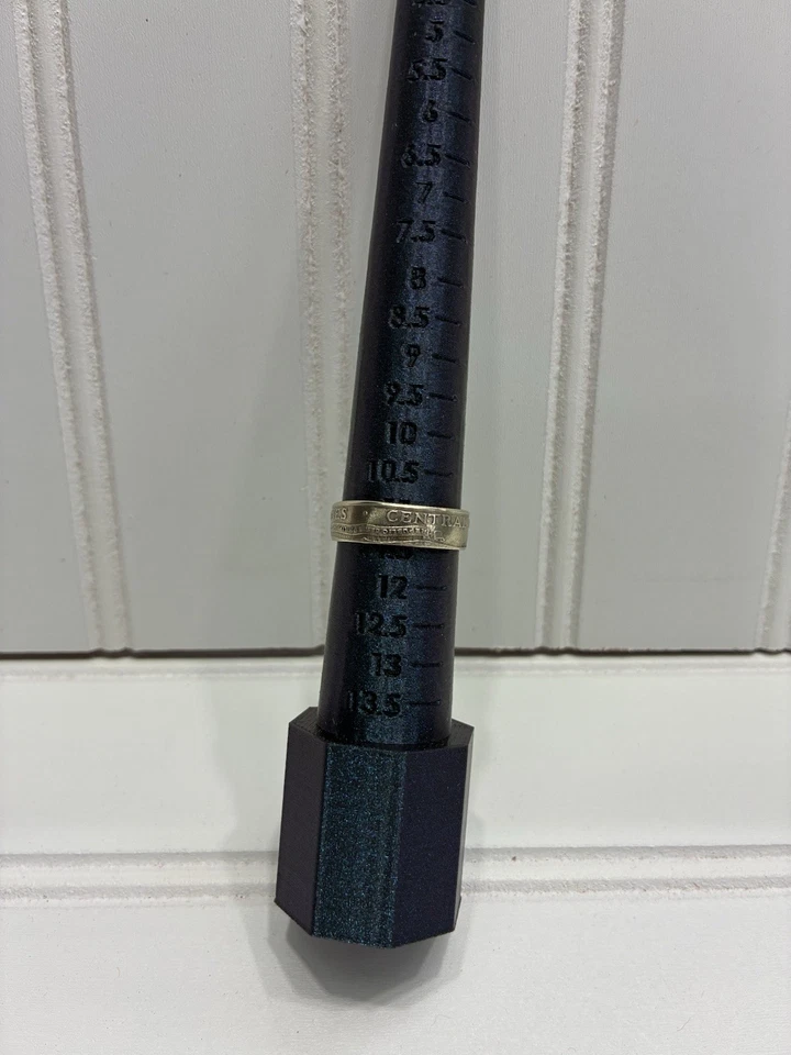 Anillo Hombre Talla 11 Banco Central de Filipinas Hecho de Moneda Foto 2 de 4