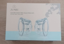 Zomee Silicone Hands Free Collection Cups BPA Free 8Oz Fits sizes-19mm,21mm,24mm