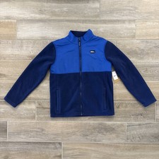 Eddie Bauer Unisex Kids Quest Plush High Pile Faux Sherpa Hooded Jacket Size L