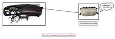Blk Pass Dash Air Bag Oem 2010 Jeep Commander