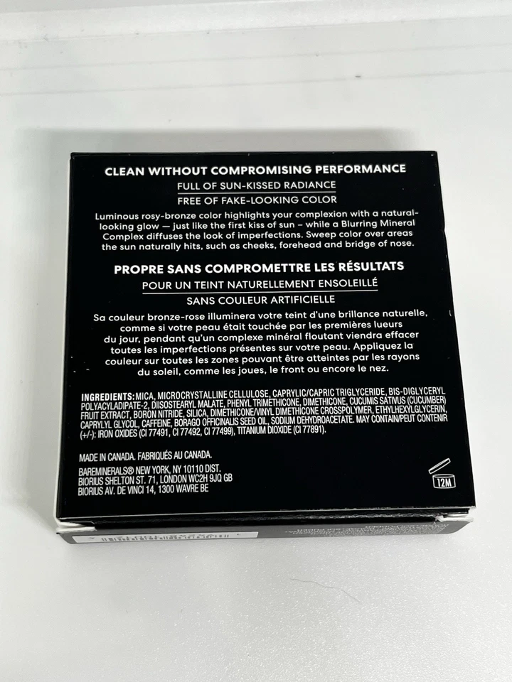 NIB Bare Minerals Gen Nude Blonzer Blush + Bronzer Kiss of Copper .13oz Luminous - Image 2 of 3