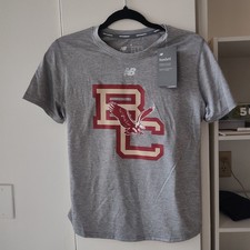 New Balance Women  s Activate Tech T  Shirt   Heather Grey   Size S Small 