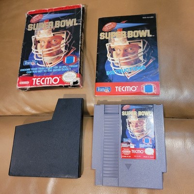 TECMO Super Bowl Nintendo NES Complete in Box CIB