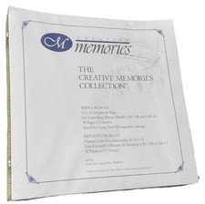 Creative Memories Original 12x12 Refill RCM-12S Pages 15 New in Torn Package