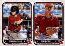 2024 Onyx Vintage #OVCCTT Corbin Carroll / Tommy Troy