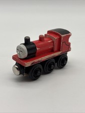 Vtg 1992 Shining Time Wooden Thomas Train James Flat Magnets  Staples