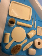 13 Piece Antique Celluloid Vanity Set