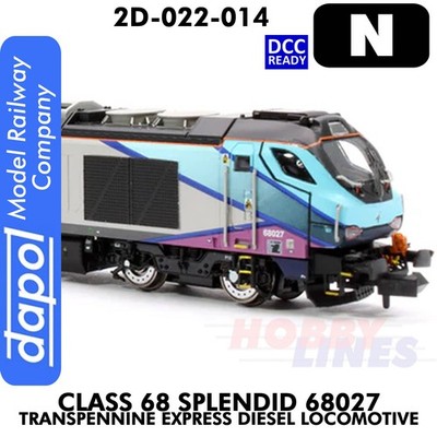 Class 68 Splendid 68027 Transpennine Schnellzuglokomotive Dapol 2D-022-014