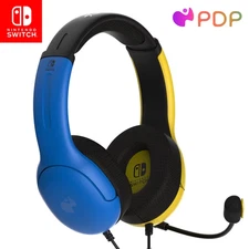 Brand New PDP LVL 40 Nintendo Switch Wired Stereo Gaming Headset Blue Yellow