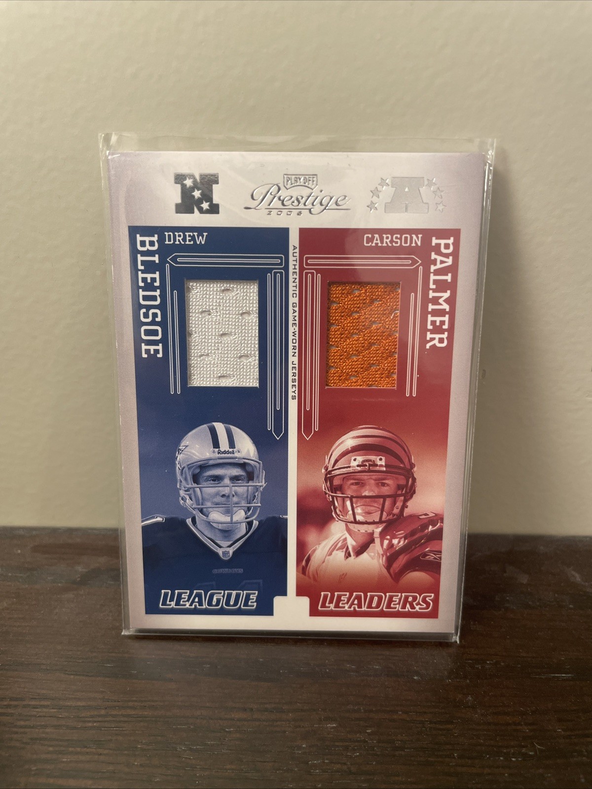 2006 Playoff Prestige League Leaders Carson Palmer, Drew Bledsoe #LL-3 /250