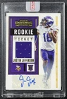 JUSTIN JEFFERSON 2020 PANINI CONTENDERS ROOKIE TICKET JERSEY SWATCH AUTO RC