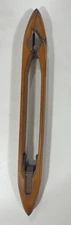 Schmeing Weseke Germany Wooden Weaving Shuttle Loom Vintage 19" 7 PL