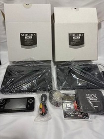 NEOGEO X GOLD Limited Edition Console Hydrolysis Sticky Rubber Back Working