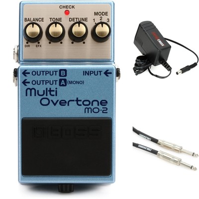 Boss MO-2 Multi Overtone Pedal with Power Supply and Cable