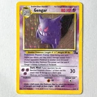 Gengar 5/62 Pokemon Card Fossil - 1999 Vintage Rare - 80HP Heavily Played