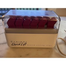 Clairol Quick Lift Heated Styling Clips 1993 Tested Working Model L-12 Vintage