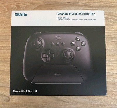8BitDo Ultimate Bluetooth Controller with Hall Effects Charging Dock Open Box