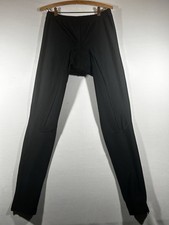 Performance Padded Cycling Pants Mens Large Black Polyester Spandex Athletic