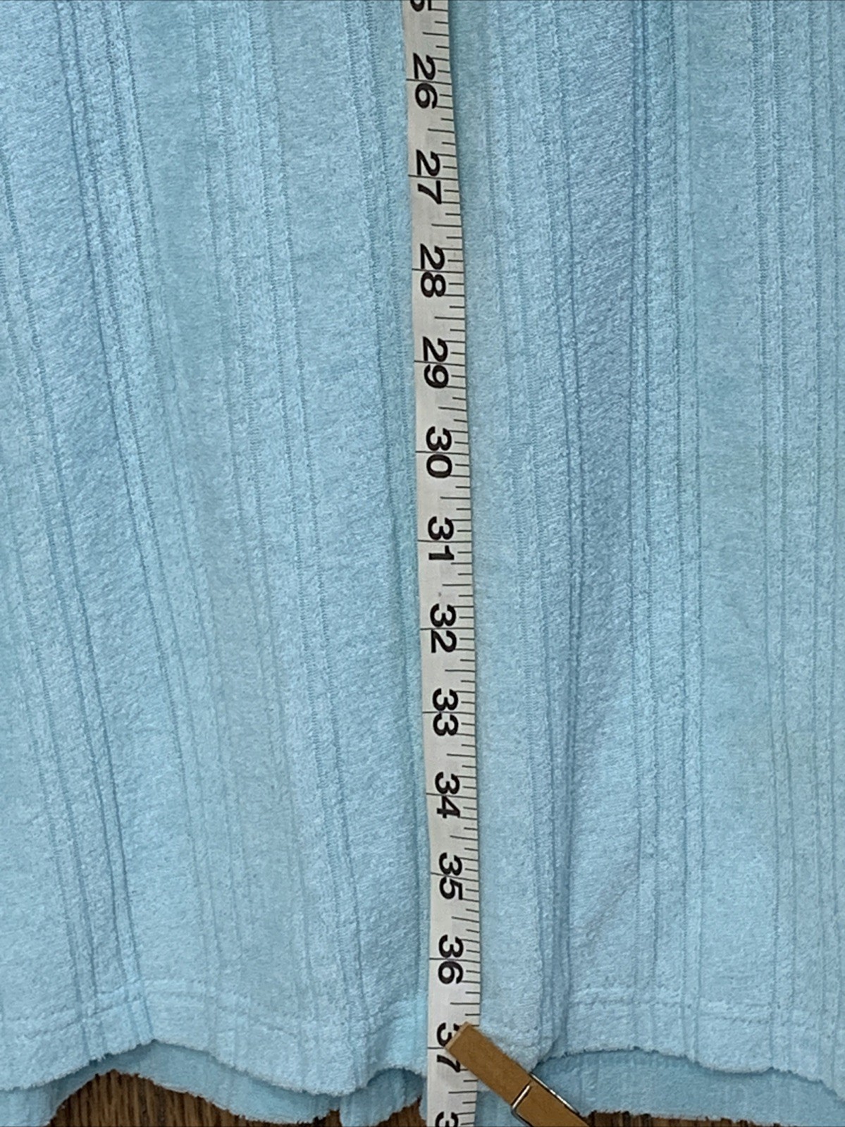 Vintage Terry Cloth Sleeveless Robe 3XL Snap Fron… - image 6