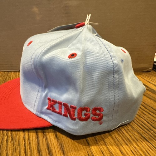 Sacramento KIngs Cap Hat Vintage Snapback 1990 logo NWT one size - Picture 3 of 5