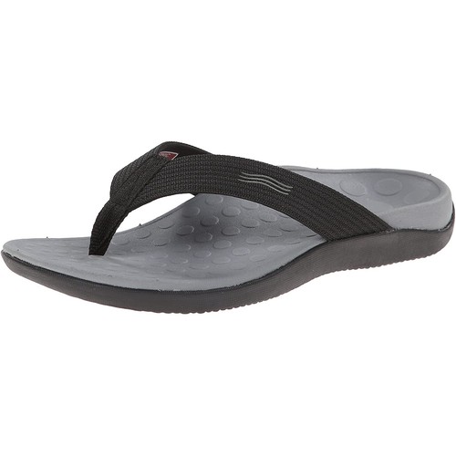 Vionic Black Wave Toe-Post Sandals Flip Flops Size 14 - Picture 9 of 11