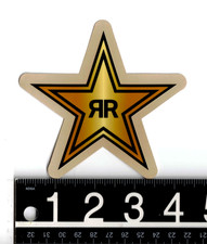 Rockstar Energy Sticker 4.25 In X 4 In Blackgold Mx Atv Motorsports Decal
