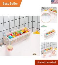 Durable Bath Toy Holder - Upgraded Capacity with Quick-Drying Mesh Design