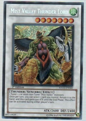 Mist Valley Thunder Lord - HA02-EN060 - Secret Rare - Unlimited Edition - Heavil