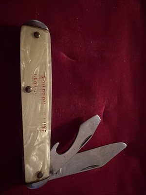 Camco USA The bourbon De luxe Company 2 blade pocket knife Louisville Ky