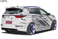 Heck Ansatz Einsatz Spoiler Tuning Diffusor für Kia Sportage QL HA193