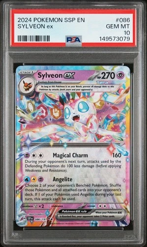 2024 POKEMON SSP EN-SURGING SPARKS #086 SYLVEON EX PSA 10