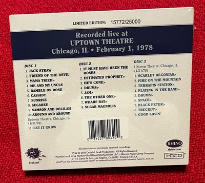 美品3CD Dave's Picks Vol. 57 Grateful Dead Dave's Picks Volume 57 - Wikipedia