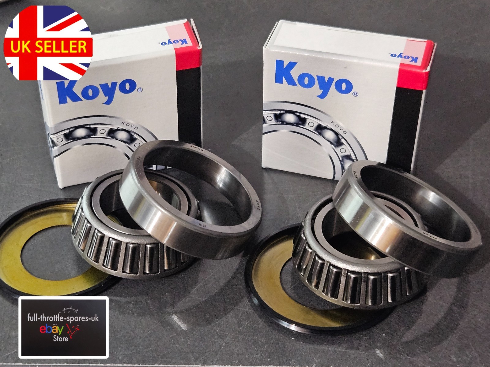 fits: YAMAHA YZF-R1 1998-2006 NEW KOYO STEERING HEAD STOCK BEARINGS BEARING UK