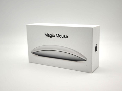 Boxed Pristine - Apple Magic Mouse 2 - Silber/Weiß A1657 - Lightning Anschluss