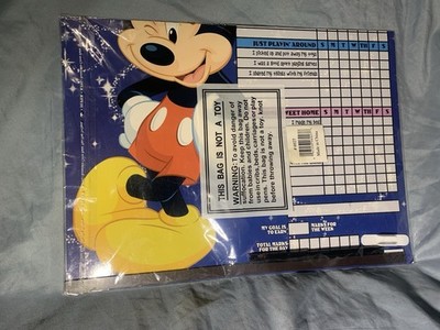 Disney Mickey Mouse Responsibility Chore Chart Dry Erase Marker Sealed New