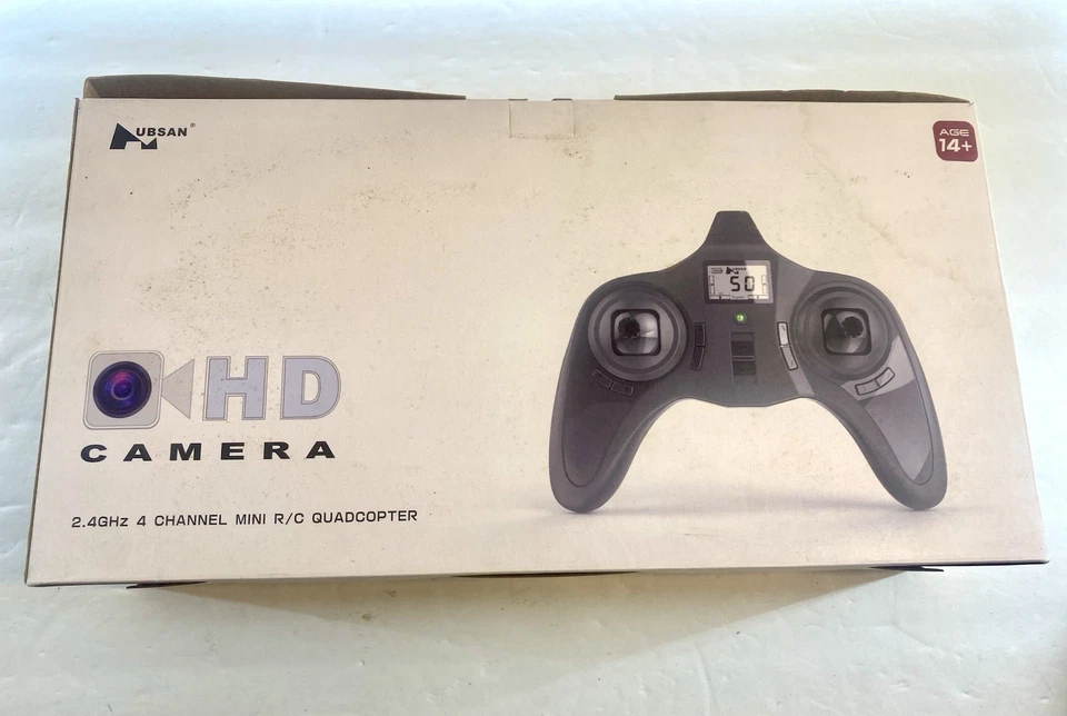 Mini drone quadricóptero Hubsan X4 H107C 2.4GHZ 720MP câmera controle remoto caixa aberta - Imagem 2 de 4