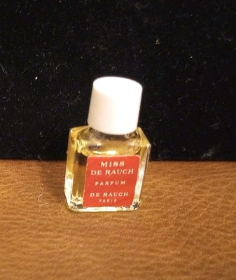 VINTAGE MISS DE RAUCH PARIS  PERFUME BOTTLE MINI TRAVEL SIZE
