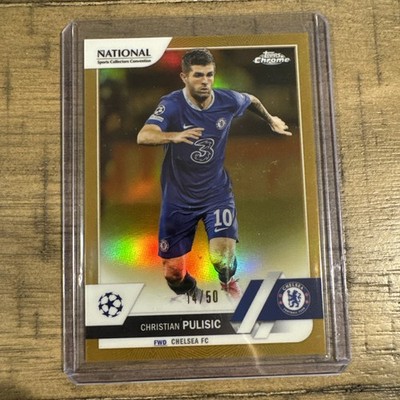 2023 National Convention Wrapper Redemption Gold Refractor /50 Christian Pulisic