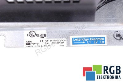 2A400-170HRLP1 THYRO-A AEG - Refurbished - 24 Months Warranty