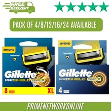 Gillette ProShield Power Razor Blade Refills – Multi-Pack ( 4 to 32 Blade )