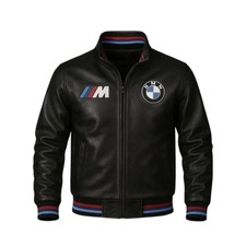 Men Bmw Motorcycle Leather Jacket Biker Racing Leather Jacket