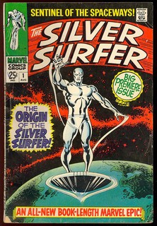 Silver Surfer #1 Origin Silver Age First Issue Superhero Marvel Comic 1968 VG