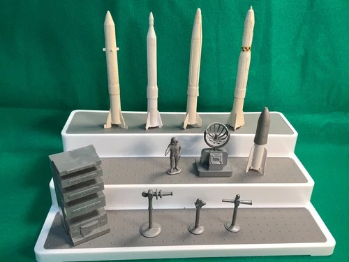 Vintage Marx Project Mercury Cape Canaveral Figure Astronaut + Accessories