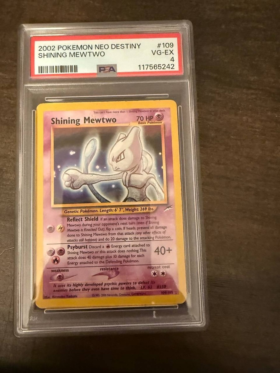Shining Mewtwo 109/105 Neo Destiny Holo for sale online | eBay