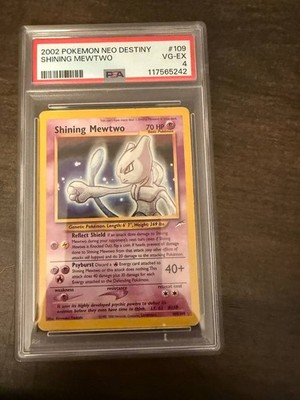 【PSA5】ひかるミュウツー Shining Mewtwo　109/105 Shining Mewtwo 109/105 Neo Destiny Holo！ | eBay