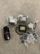 4-pack Led Off-road Light Pods W Wiring Harness And Mounting Hardware 4-pack Led Off-road Light Pods W Wiring Harness And Mounting Hardware