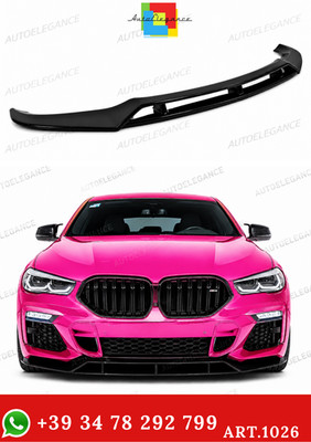 FRONTSPLITTER PASSEND FÜR X6 G06 2020+ M PERFORMANCE IN SCHWARZ GLÄNZEND