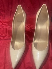 Brand New Stuart Weitzman Sz11 Naughty Beige Glazed Coroco HW75206