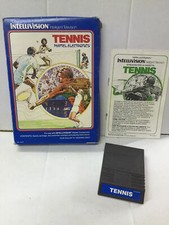 Mattel Electronics TENNIS Cartuccia Gioco per INTELLIVISION MIB, 1980